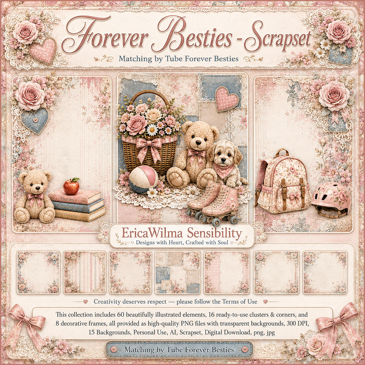 (image for) EW AI Forever Besties - Scrapset 2026